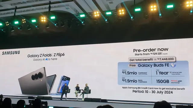 Galaxy Z Fold6 dan Z Flip6 Makin Canggih Dengan Galaxy AI, Jadi Andalan Sederet Selebritas Ternama