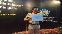 Wakil Gubernur DKI Jakarta Sandiaga Uno melaporkan SPT Pajak Tahunan. (Liputan6.com/Ilyas Istianur P)