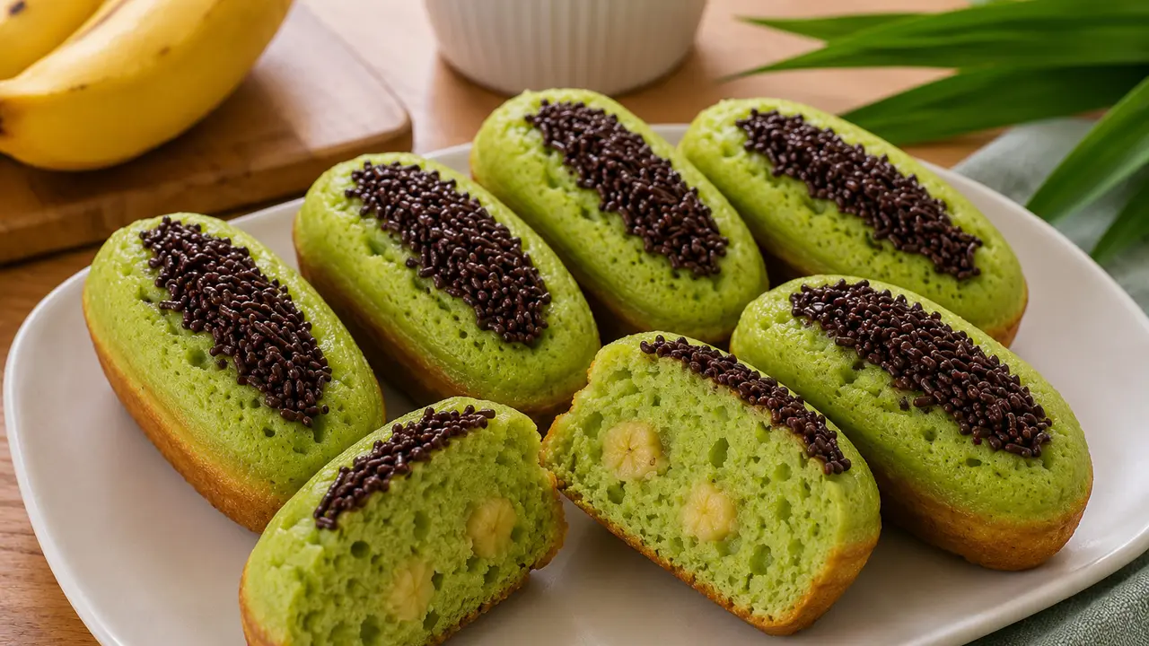Pukis Pisang Pandan