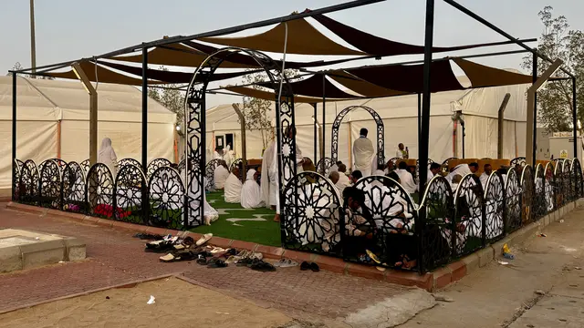 Suasana Wukuf di Arafah Jemaah Haji Indonesia