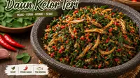Resep Sambal Daun Kelor Teri, Pedas Gurih Kaya Nutrisi