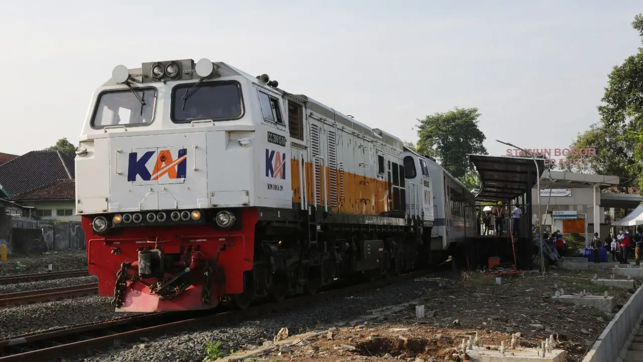 Kereta Api Pangrango Bogor-Sukabumi kembali beroperasi pasca evakuasi longsoran. (Dok KAI)