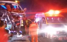 Kecelakaan Maut di Tol Cipularang Tewaskan 2 Orang, Polisi Amankan Sopir Bus