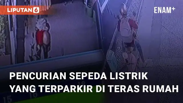 Aksi pencurian sepeda listrik terekam CCTV di Subang, Jawa Barat. Pencurian sepeda listrik terjadi pada Selasa (23/1/24) pukul 11.00 WIB
