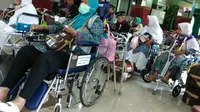 Setidaknya lima calon haji mundur berangkat ke Tanah Suci gara-gara belum divaksin meningitis. (Liputan6.com/Dhimas Prasaja)