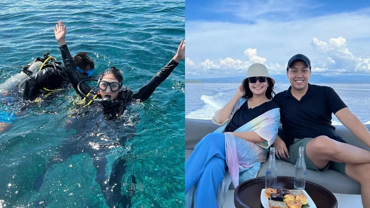 Caca Tengker Liburan Bareng Suami
