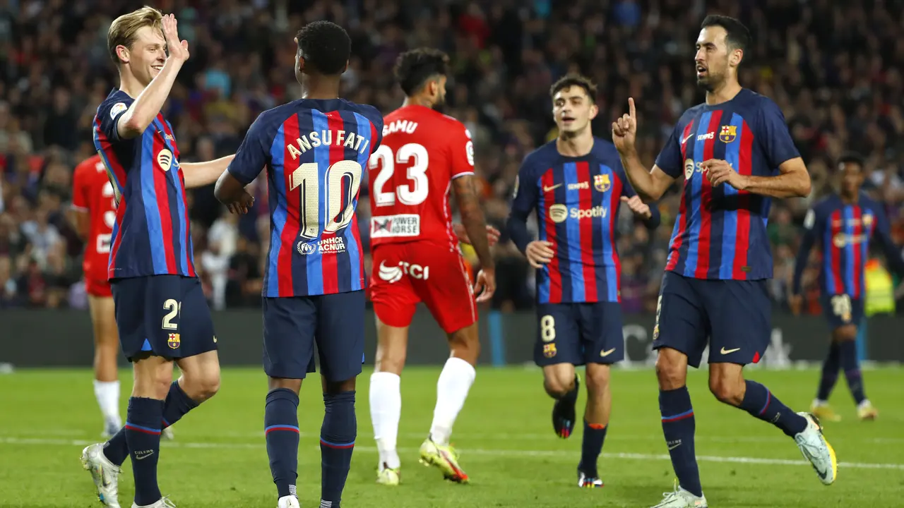 Taklukkan Almeria, Barcelona Naik ke Puncak Klasemen Liga Spanyol