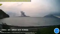 Anak Krakatau 5 Kali Erupsi dalam 12 Jam