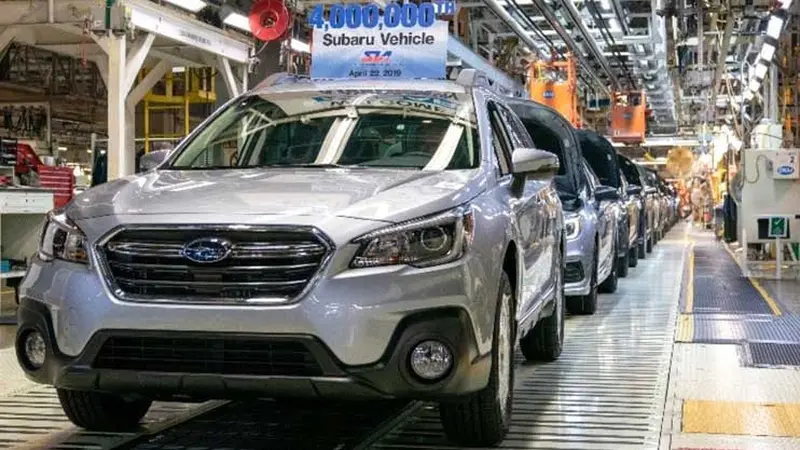 Pabrik Subaru di Lafayette, Indiana, terpaksa ditutup