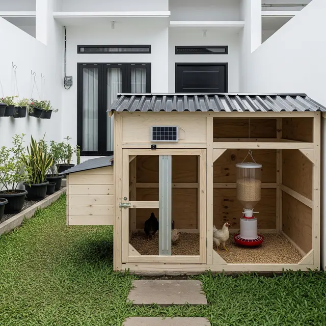 9 Model Kandang Ayam Modern dengan Sistem Buka Tutup Otomatis, Tingkatkan Efisiensi