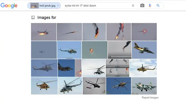Hasil penelusuran Google Image