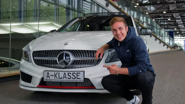 Nasionalis, Mario Gotze Pilih Mercy Jadi Mobil Kesayangan
