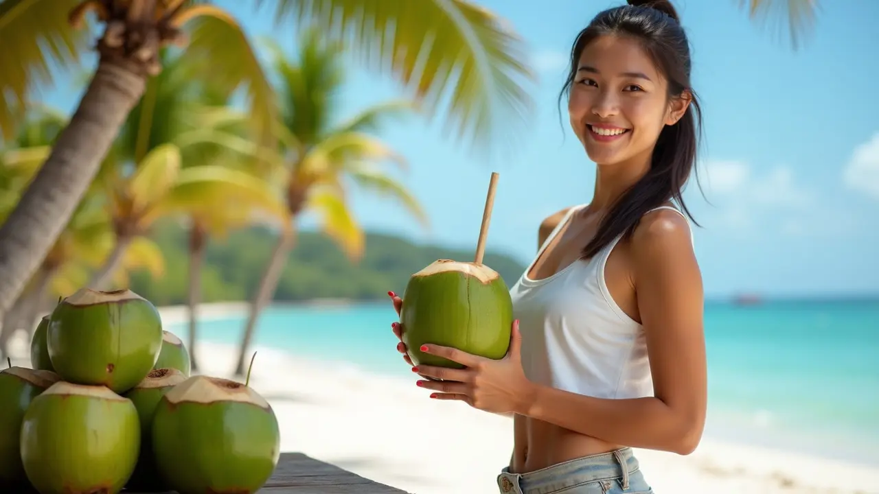 cara minum kelapa hijau untuk obat