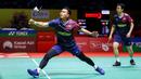 Kemenangan itu membawa ganda putra Indonesia senior itu melaju ke babak 16 besar Indonesia Masters 2025. (Bola.com/Bagas lazuardi)