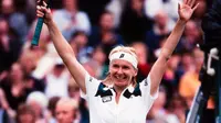 Juara tunggal putri Grand Slam Wimbledon 1998 asal Republik Ceska, Jana Novotna, meninggal dunia dalam usia 49 tahun, Senin (20/11/2017). (Wimbledon)