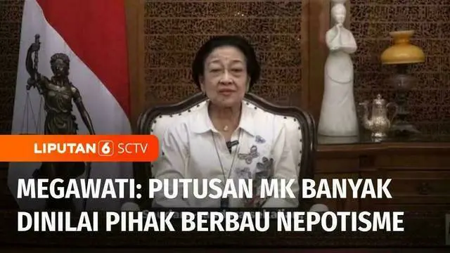 Ketua Umum PDI Perjuangan Megawati Soekarno Putri mengendus adanya indikasi kecurangan menjelang Pemilu 2024. Hal ini disampaikan Megawati dalam pernyataan sikapnya menanggapi putusan Mahkamah Konstitusi yang dinilai banyak pihak syarat dengan nepoti...