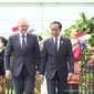 Presiden Jokowi menerima kunjungan PM Australia Anthony Albanese di Istana Bogor, Jawa Barat, Senin (6/6/2022). (Foto: tangkapan layar kanal Youtube Biro Pers Setpres)