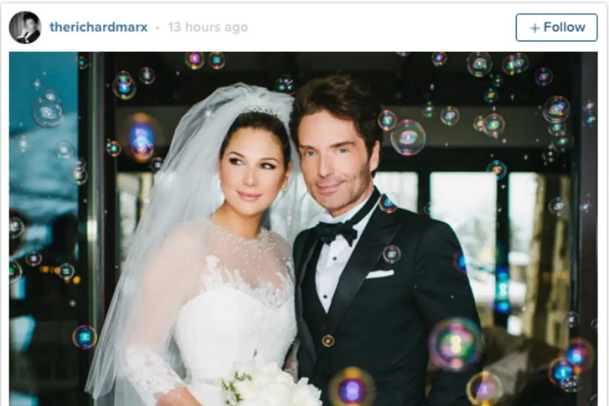 Pernikahan Richard Marx dan Daisy Fuentes 