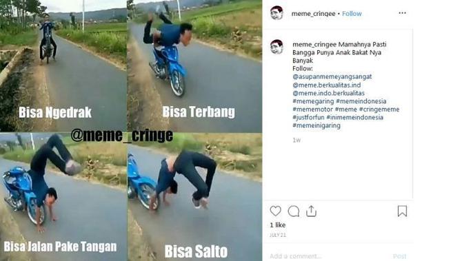 Berbagai hal bisa dijadikan Meme menarik, tidak terkecuali yang berkaitan dengan otomotif.