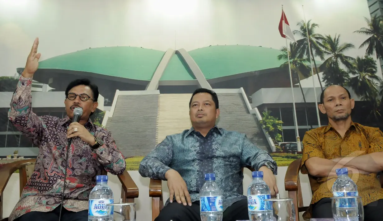 Wakil Ketua MPR Mahyudin (tengah) (Liputan6.com/Andrian M Tunay)