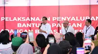 Tinjau Ketersediaan Beras di Kaltim, Jokowi Minta Masyarakat Tanya ke Prabowo soal Program Bantuan Pangan