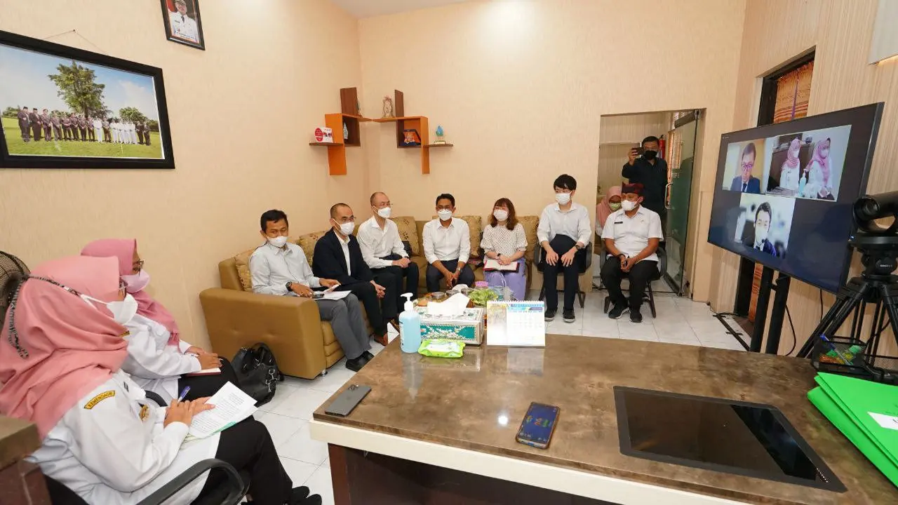 Tim Studi Dari Kementerian Agraria, Infrastruktur, Pariwisata, dan Transportasi (MLIT) Jepang  Diterima Langung Bupati Banyuwangi Ipuk Fiestiandai (Istimewa)