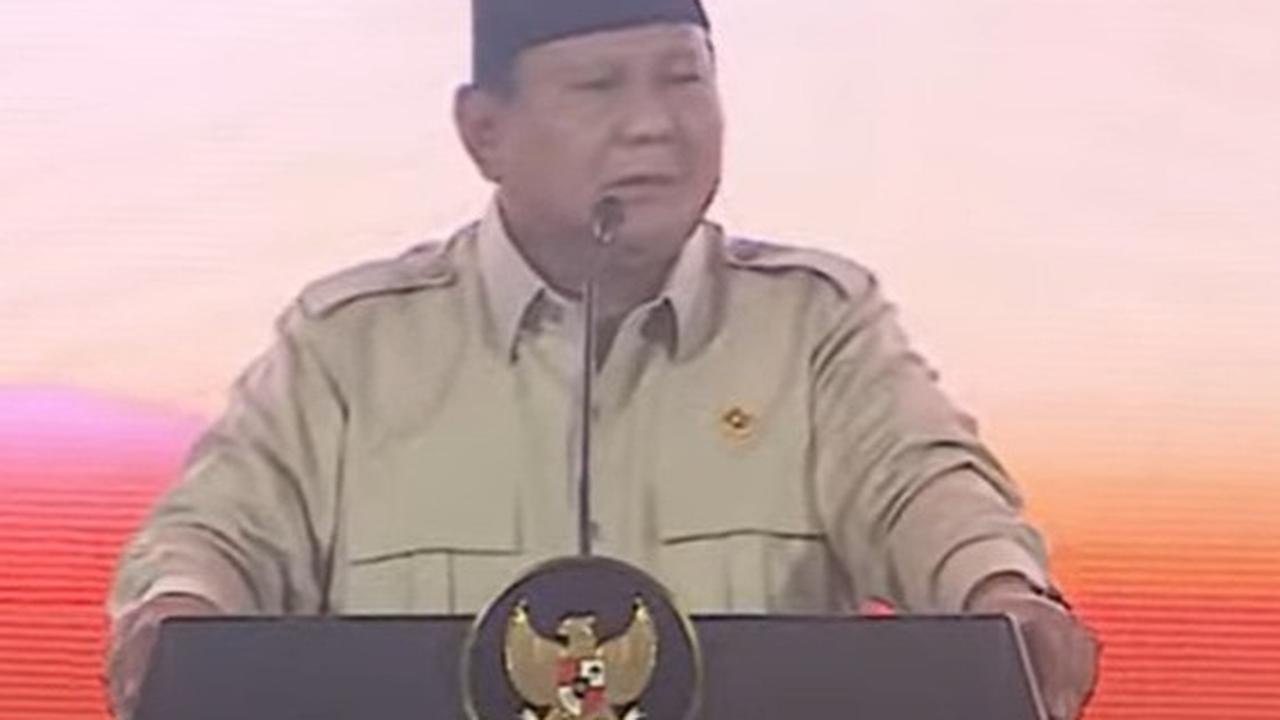 Prabowo pidato di Munas VI PKS