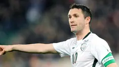Ireland forward Robbie Keane during his team's World Cup 2010 group 8 qualifying match against Italy at St.Nicola stadium in Bari on April 1, 2009. The match ended in a 1-1 draw. AFP PHOTO/ALBERTO PIZZOLI 