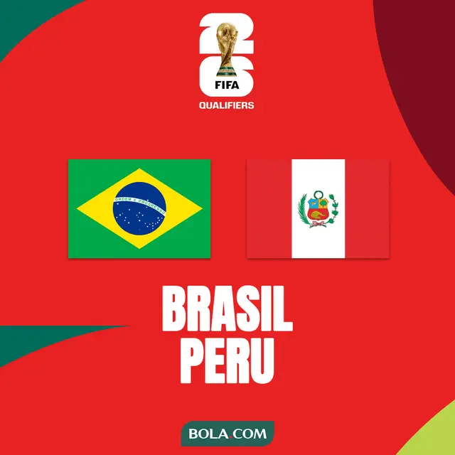 Kualifikasi Piala Dunia 2026 - Brasil Vs Peru