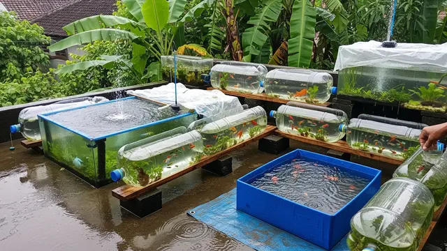 Budidaya Ikan Hias di Teras saat Musim Hujan, Ini 4 Tantangan dan Solusinya