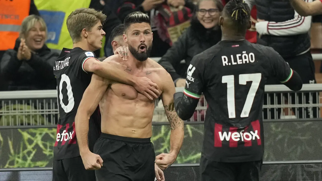 Gol Olivier Giroud Bawa AC Milan Kalahkan Spezia