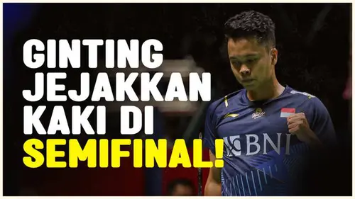 VIDEO: Anthony Sinisuka Ginting Jejakkan Kaki di Semifinal Indonesia Masters 2024