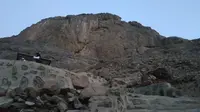Gunung Jabal Nur tempat Gua Hira di Makkah. Liputan6.com/Nurmayanti