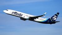 Maskapai Alaska Airlines. (dok. MARIO TAMA / GETTY IMAGES NORTH AMERICA / Getty Images via AFP)