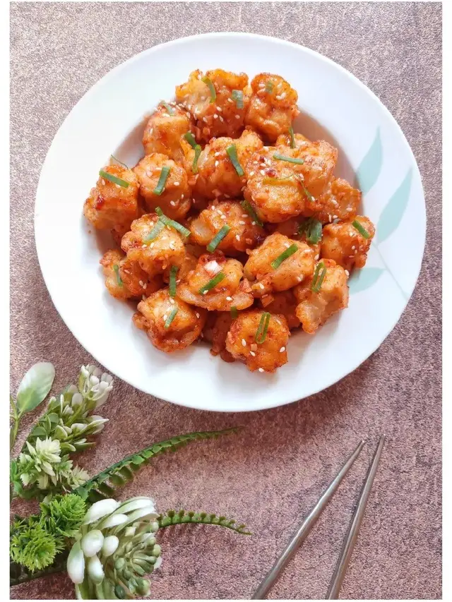 Dubu-Gangjeong (Tahu Pedas Ala Korea)