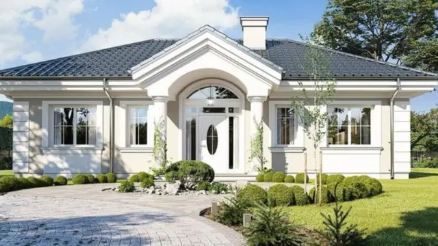 Model Rumah Modern Antik 1 Lantai yang Punya Kesan Keren Plus Nostalgik