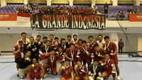 Champione! Timnas Futsal Rayakan Medali Emas SEA Games 2025 Bersama La Grande Indonesia