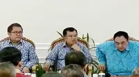 Jusuf Kalla meresmikan jaringan wartawan anti hoax atau Jawarah untuk menangkal berita hoax (Liputan 6 SCTV)