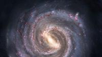 Galaksi Bima Sakti (Milky Way). (Sumber: wikipedia commons)