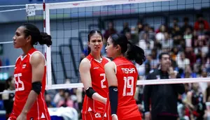 Timnas voli putri Indonesia langsung fokus melawan Filipina pada laga terakhir&nbsp;SEA V League 2025 putaran pertama usai kalah dari tuan rumah Thailand. Indonesia&nbsp;kalah 1-3 (25-, 25&ndash;15, 25-27, 12-25) di Korat Chatchai Hall, Nakhon Ratchasima, Sabtu (2/8). (foto: Thailand Volleyball Association)