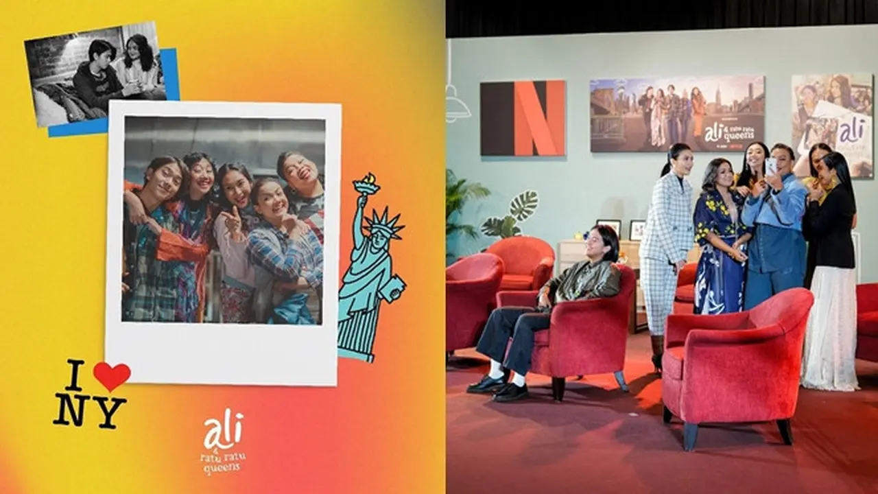 6 Momen Pemain Film Ali dan Ratu Ratu Queens di Konferensi Pers, Unjuk Kedekatan