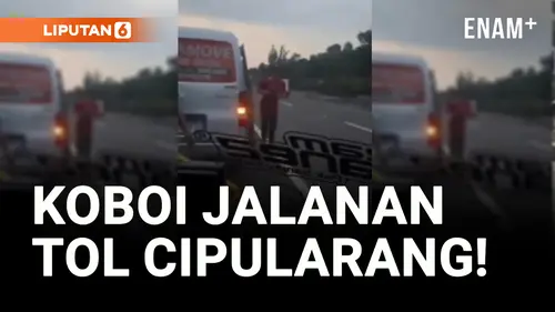 VIDEO: Geger! Aksi Koboi Jalanan Todong Pistol ke Pengendara!