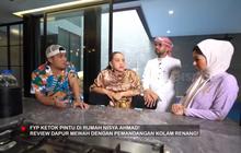 5 Potret Mewah Dapur Nisya Ahmad, Konsep Open Space di Samping Kolam Renang - Elegan dengan Sentuhan Warna Emas