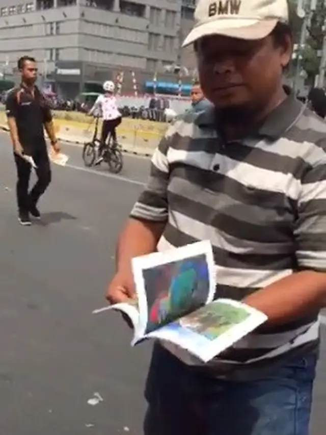 aksi sulap pedagang viral
