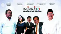 Inspirato Liputan6.com kali ini menghadirkan 5 tokoh yang ide-idenya selalu mencuri perhatian publik.