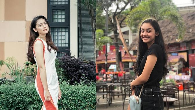 Potret Beda Gaya Fiolina Tejaay dan Nabila Atmaja. (Sumber: Instagram.com/fiolinatejaay dan Instagram.com/nabilaatmaja)