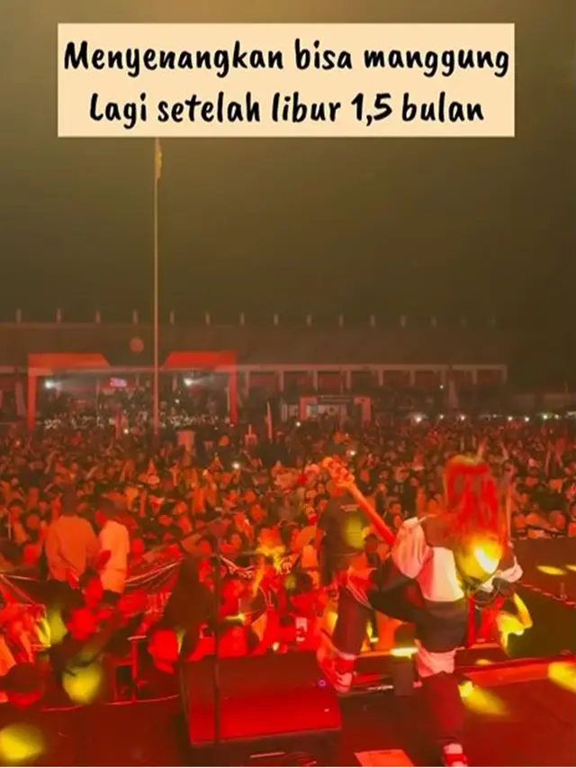 6 Momen Detik-Detik Tantri Kotak Jatuh dari Panggung Setinggi 2 Meter, Ini Kondisinya