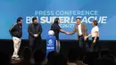 Peluncuran BRI Super League 2026/2027 dihadiri Ketua Umum PSSI Erick Thohir, Direktur Utama PT Bank Rakyat Indonesia (Persero) Tbk (BRI) Hery Gunardi, Direktur Utama I.League Ferry Paulus, dan Director of Emtek Media Harsiwi Ahmad di SCTV Tower, Jakarta, Selasa (1/9/2026). (KLY/Budy Santoso)