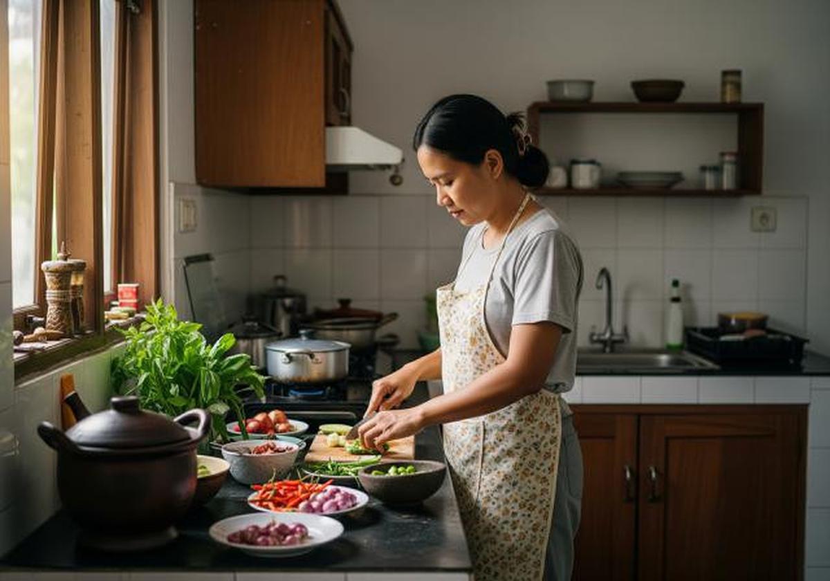 Memasak di dapur/Ide Jualan dari Dapur Rumah yang Banyak Dicari Orang