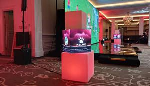 Acara pengumuman Kelme sebagai sponsor baru Timnas Indonesia di Hotel Tribata Darmawangsa Jakarta, Jumat (23/1/2026). (Bola.com/Hery Kurniawan)